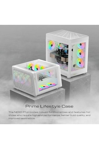 Gamdias 850 W 80+ Bronze Neso P1 Gamıng Mıd-tower Pc Kasası Beyaz