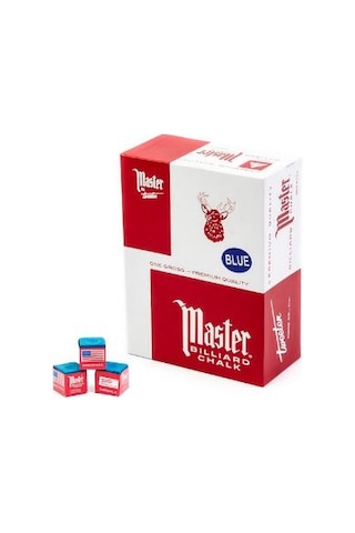 Master 144'lü Mavi Bilardo Tebeşiri