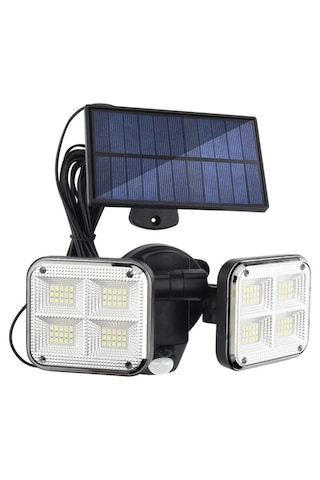 Hpytech 120 Led Güneş Enerjili Solar Lamba 20w Su Geçirmez, Şar Siyah