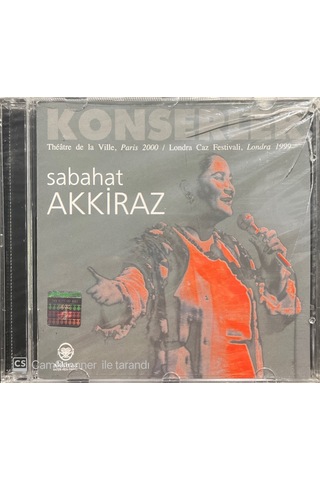 Plak Değildir Cd Dir Cd Sabahat Akkiraz Konserler Açılmamış Jel