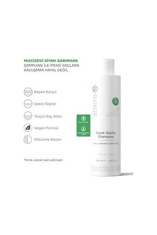 Sante Plus Siyah Sarımsaklı Dökülme Ve Kepek Karşıtı Şampuan 400 ML