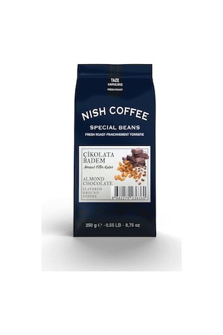 Nish Coffee Çikolata Badem Aromalı Filtre Kahve 250 G