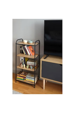 Jumbo Metal Dekoratif Kitaplık - Lüx Kitap Rafı Stand