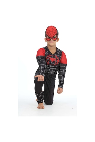 Lolliboomkids Yeni Sezon Sevilen Karakter Örümcek Adam / Spiderman Kaslı Kostüm