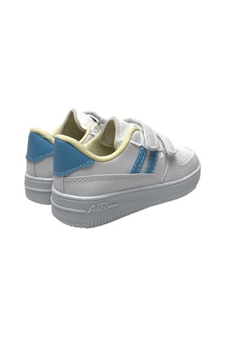 Çocuk Sneaker Spor Ayakkabı Beyaz-mavi-beyaz - Mavi