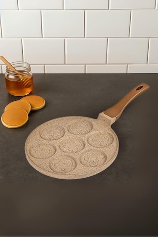 Döküm Pancake Tavası - Kahverengi