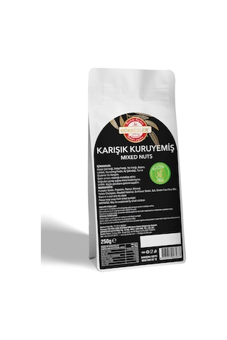 Gürbüzler Glutensiz Karışık Kuruyemiş 250 G