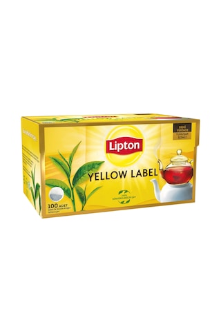 Lipton Demlik Poşet Çay Yellow Label 100'lü