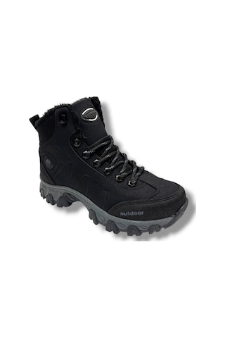Jagulep 4057-26 Anatomik İçi Kürklü Outdoor Bot Siyah Füme 36-39 Siyah