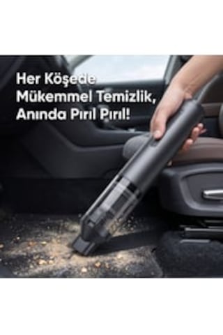 Xkın Taşınabilir Araç İçi Ev 16000pa Güçlü Vakumlu El Süpürgesi 16000 Pa