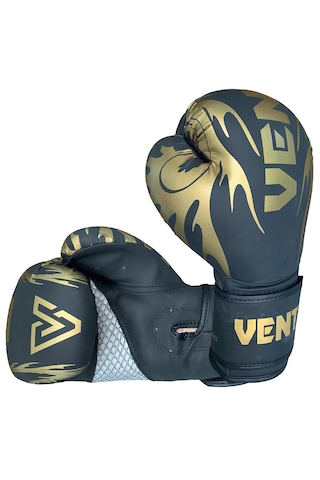 Vento Tatto Boks Ve Kick-boks Eldiveni Siyah Siyah - Altın