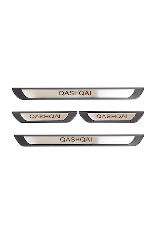 Nissan Qashqai 4 Prç. İç Kapı Eşiği Krom Abs