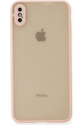 Mepa Apple, Uyumlu iPhone Xs Max Kılıf Montreal Silikon Kapak - Pembe Najmaddin standart