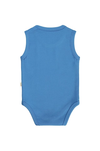 Civil Baby Düz Renkli 3-36 Ay Çıtçıtlı Badi - Mavi Açık Saks Mavi