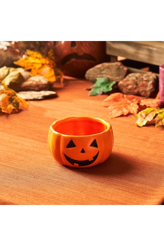 Karaca Halloween Pumpkin Kase 11 Cm Turuncu