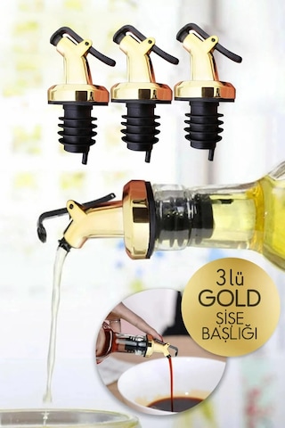 Gold Sızdırmaz 3' Lü Yağdanlık Tıpası Yağdanlık Başlığı, Tapa