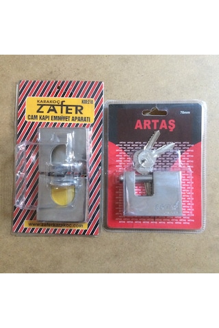 Zafer Cam Kapı Emniyet Aparatı Metal Alüminyum Kapı Aparatı N11.1022