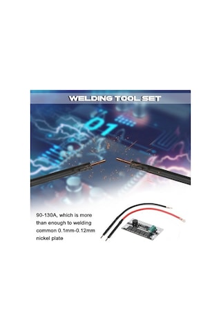 Trendooze Geeksen Kendin Yap Taşınabilir 12 V Pil Depolama Nokta Kaynak Makinesi Baskılı Devre Kartı Kaynak Ekipmanı Aksesuarı Co