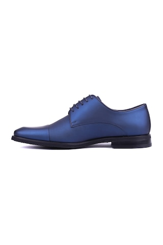 Shoetyle - Hakiki Deri Lacivert Renk Erkek Klasik Ayakkabı - 900-2474-1483