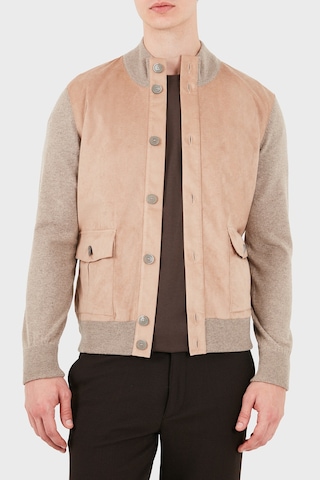 Gran Sasso Regular Fit Dik Yaka Ceket Erkek Ceket 57149 19649 030 Vizon