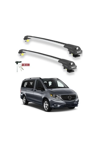 Turtle Mercedes-benz Metris W447 2015-2025 Ara Atkı Air1 Gri