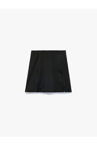 Koton Mini Spor Şort Etek Siyah 7wak40156nk