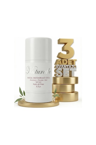 Naturalive Kokulu Doğal Deodorant Stick 3x50 Gr
