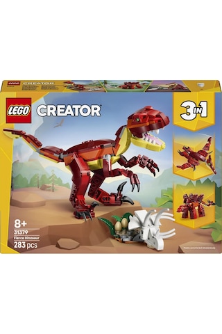 LEGO® Creator 3’ü 1 Arada Vahşi Dinozor 31379 – 8 Yaş ve Üzeri Çocuklar için Yaratıcı Oyuncak Yapım Seti (283 Parça)