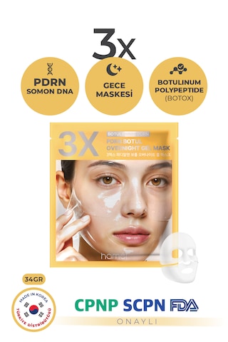 Pdrn Botul Overnight Mask Cilt Yenileyici ve  Kolajenli Jel Maske