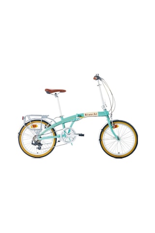 Bianchi New Vintage 20 Jant Katlanır Bisiklet Celeste Celeste - Krem