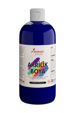 Red Rose Lacivert Akrilik Boya 500 G Red Rose Lacivert Akrilik Boya 500 G
