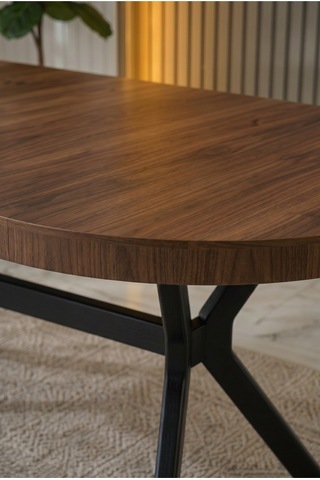Zae Mdf Yemek Masası 90x170 Cm Kahverengi Kahverengi