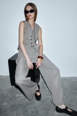 Lufian Asıa Kadın Lyocell Karışımlı Keten Pantolon Vizon Vizon 121190020100430 Vizon