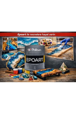 Polisan Epoart Epoksi Dekoratif Reçine 2.5 Kg Diğer