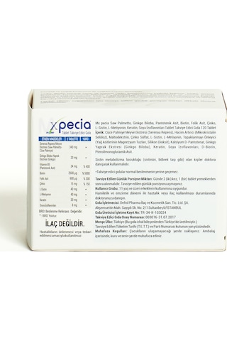 Xpecia Erkek 120 Tablet