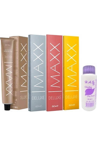 Maxx Deluxe Saç Boyası 60 Ml.+Oksidan 60 Ml. (1 Adet)