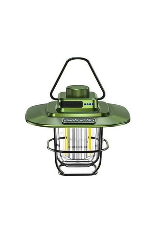 Tongxida Yeşil Led Kamp Işığı, Su Geçirmez, Sürekli Parlaklık Ayarlamalı, 4500mah Powerbank, Taşınabilir, İç Batarya Yeşil Yeşil