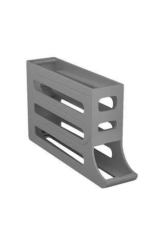 Kangvka Otomatik Yuvarlanan 30 Yumurta Depolama Kutusu, Çok Katlı Tasarım, Soğutucu Tahtası, Gri Renk Tek Adet Gri