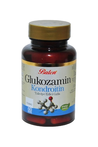 Balen Glukozamin Kondroitin 750 MG 60 Bitkisel Kapsülü Takviyesi