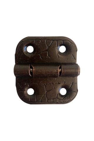 Bronz Tavla Menteşesi Stoplu Mobilya Kutu Menteşesi 4 Adet Bronz En:3cm Boy:3cm