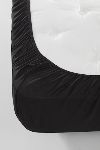 Eponj Home Lastikli Çarşaflı Nevresim Takımı Tek Kişilik Basic Siyah