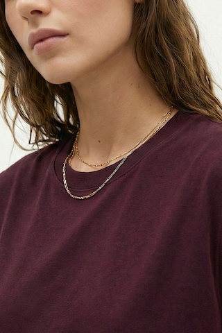 Elemge %100 Pamuk Süprem Tok Kumaş Kadın Oversize Bordo T-shirt Geniş Omuzlu Dökümlü Kolsuz Bol Kalıp