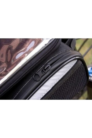 Procycle Pc-250 Kadro Üstü Telefon Bölmeli Mini Bisiklet Ön Heybe Siyah