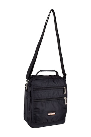 Seventeen 2210 Çok Gözlü Erkek El Ve Omuz Askılı Çanta Siyah