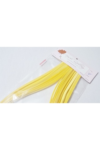 Quilling Kağıt Şerit 5mm Açık Sarı