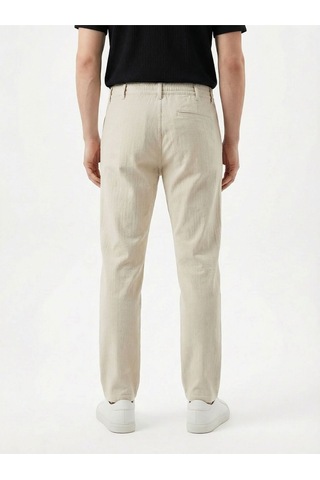 Relax Fit Erkek Pantolon Ekru