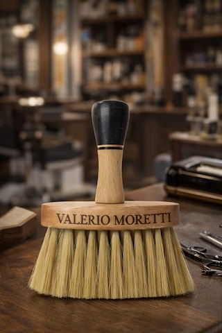 Valerio Moretti Premium Berber Ense Fırçası Profesyonel Boyun Ve Saç Temizleme Fırçası Saç Fırçası