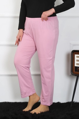 Mtm My The Mall Kadın Büyük Beden Pembe Tek Alt Pijama Pembe