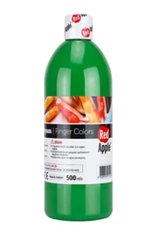 Red Apple Parmak Boya 3x500 Gr 3'lü Parmak Boya Seti Kırmızı-mavi-yeşil Çok Renkli