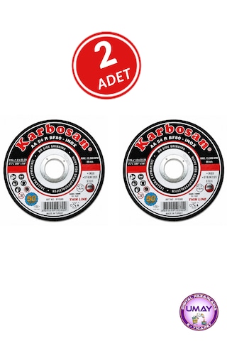 2 Adet İnox Metal Kesici Disk Spiral Taşı 115 Mm X 1.0 X 22.23 Paslanmaz Ve Metal Kesim Diski